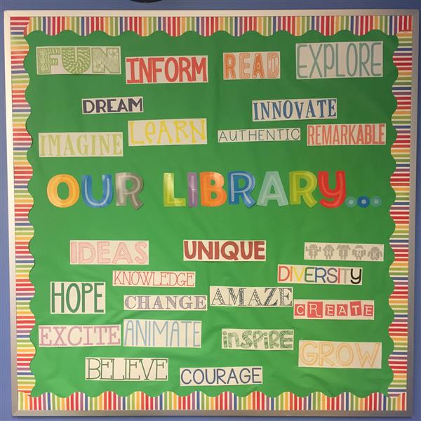 East Falmouth Library bulletin board