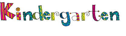 The word Kindergarten