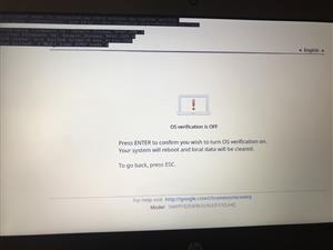 Verification OFF 